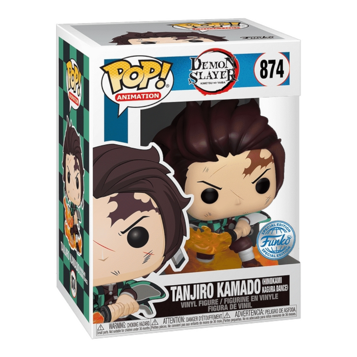 Funko Pop Demon Slayer: Tanjiro Kamado Hinokami Kagura Dance - GalacticToys Exclusive (847)