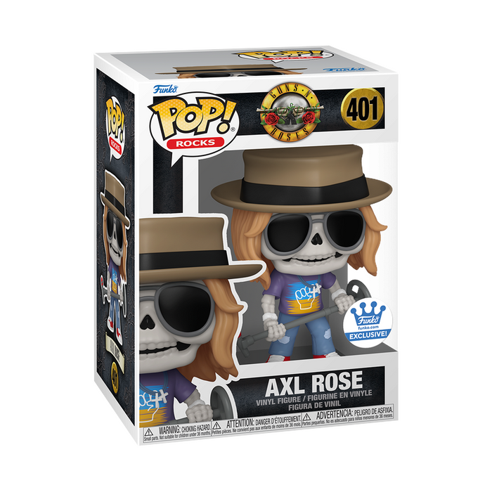 Funko Pop Guns N Roses: Axl Rose Skeleton - Funkoshop Exclusive (401)