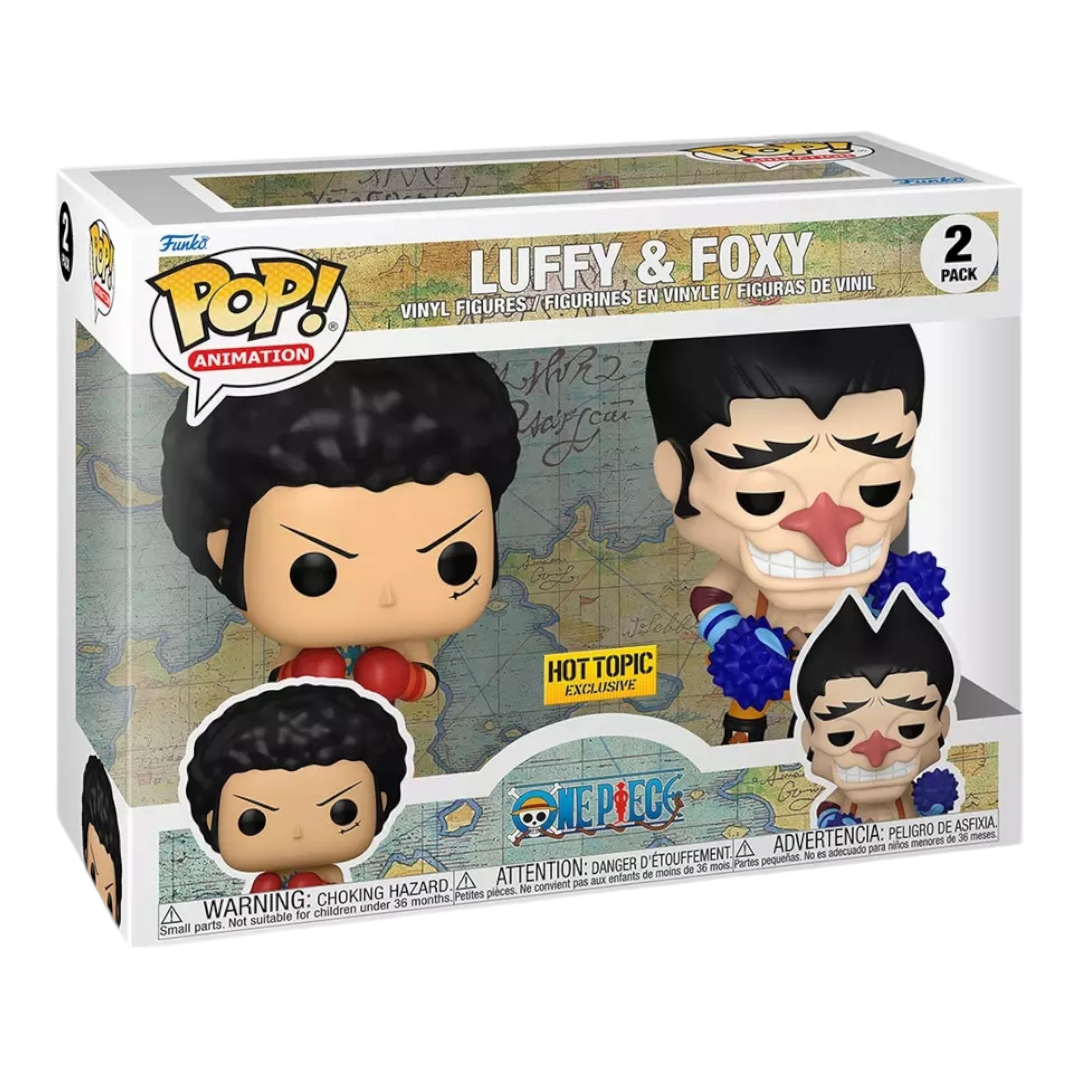 Funko Pop One Piece: Luffy & Foxy 2-Pack - Hot Topic Exclusive