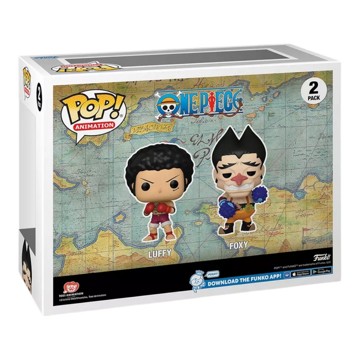 Funko Pop One Piece: Luffy & Foxy 2-Pack - Hot Topic Exclusive