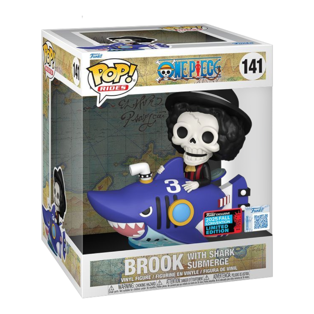 Funko Pop Rides One Piece: Brook With Shark Submerge - NYCC 2025 Exclusive (141)