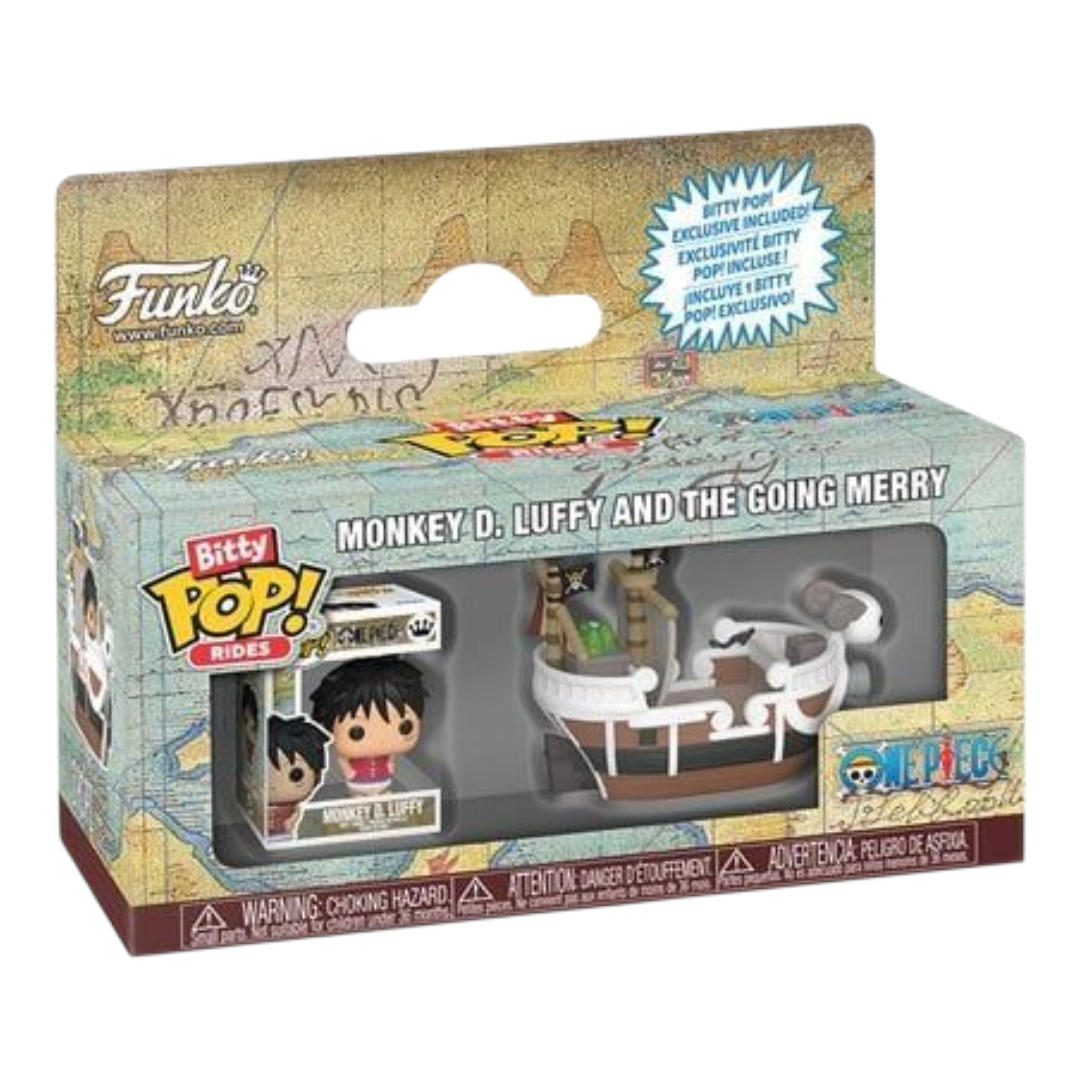 Funko Pop Bitty Ride One Piece: Monkey D. Luffy with Going Merry