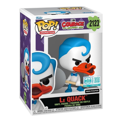 PREVENTA Funko Pop Courage the Cowardly Dog: Le Quack LE 9500 (2123)
