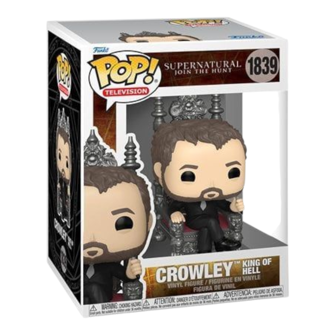 Funko Pop Premium Supernatural Join The Hunt: Crowley King Of Hell (1839)