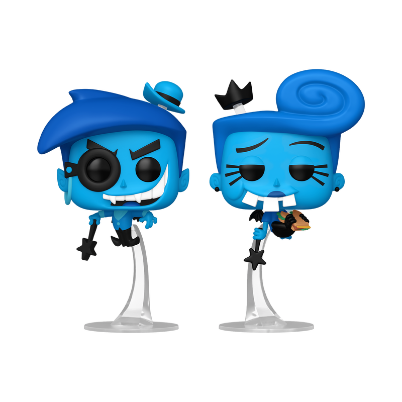 Funko Pop The Fairy Odd Parents: Anti-Cosmo & Anti-Wanda 2-Pack - Wondrous Convention Exclusive (Sticker Shared)