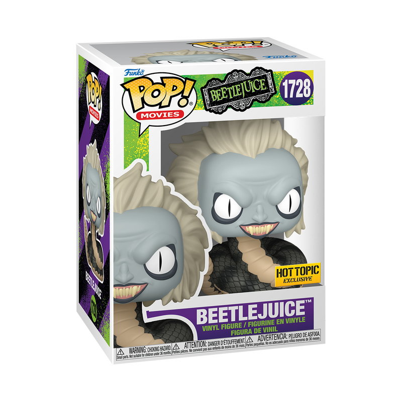 Funko Pop Beetlejuice: Beetlejuice Snake - Hot Topic Exclusive (1728)