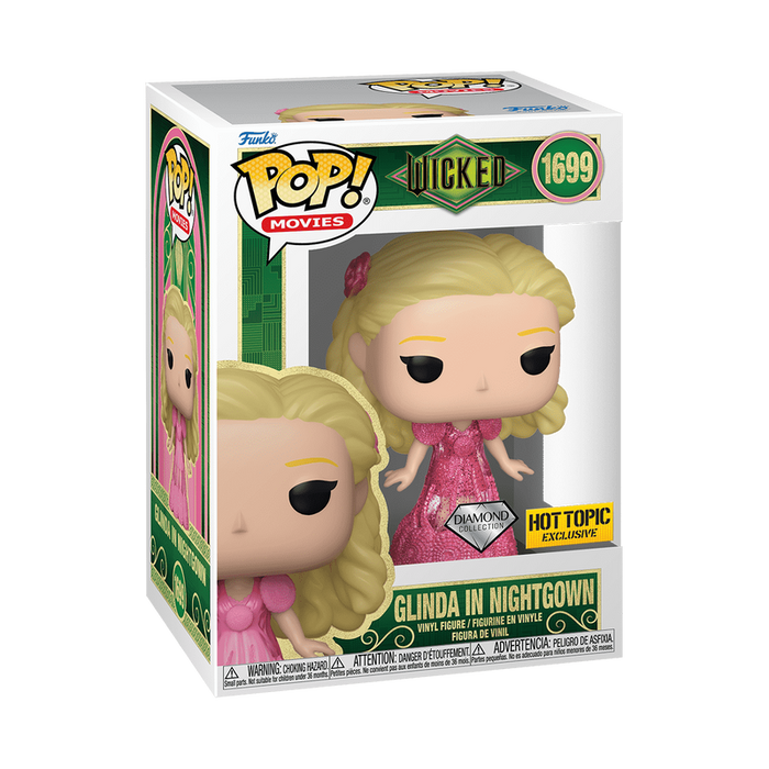 Funko Pop Wicked Part 1: Glinda in Nightgown Diamond Collection - Hot Topic Exclusive (1699)