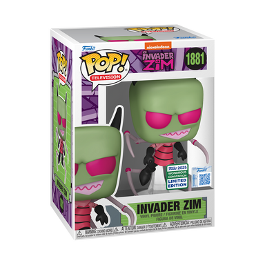 Funko Pop Invader Zim: Invader Zim with Irken PAK Legs - Wondrous Convention Exclusive (1881)