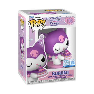 Funko Pop My Melody 50th Anniversary & Kuromi 20th Anniversary Kuromi With Cake - Specialty Series (108)