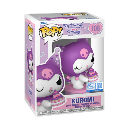 Funko Pop My Melody 50th Anniversary & Kuromi 20th Anniversary Kuromi With Cake - Specialty Series (108)