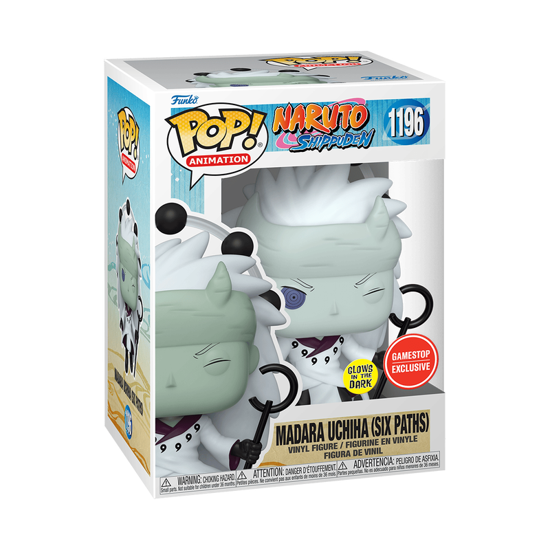 Funko Pop Naruto Shippuden: Madara Uchiha (Six Paths) Glows in the dark - Gamestop Exclusive (1289)