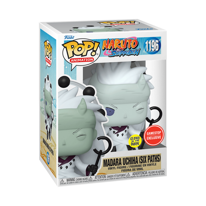 Funko Pop Naruto Shippuden: Madara Uchiha (Six Paths) Glows in the dark - Gamestop Exclusive (1289)