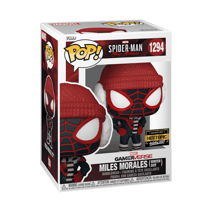 Funko Pop Spider-Man Miles Morales: Miles Morales Winter Suit - Hot Topic Exclusive (1294)