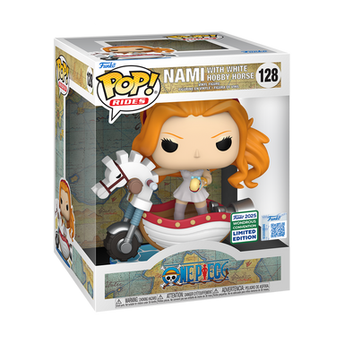 Funko Pop Rides On Piece: Nami with White Hobby Horse - Wondrous Convention Exclusive (128)