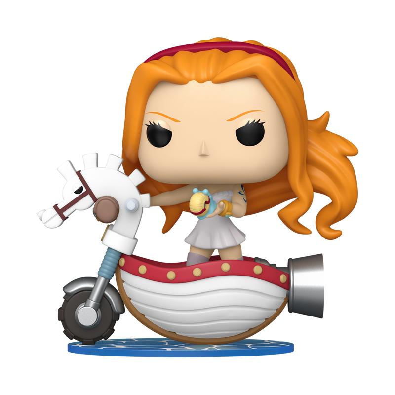 Funko Pop Rides On Piece: Nami with White Hobby Horse - Wondrous Convention Exclusive (128)