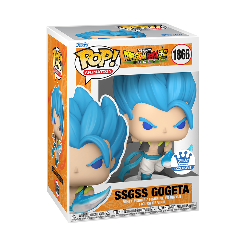 Funko Pop Dragon Ball Super Broly: SSGSS Gogeta - Funkoshop Exclusive (1866)