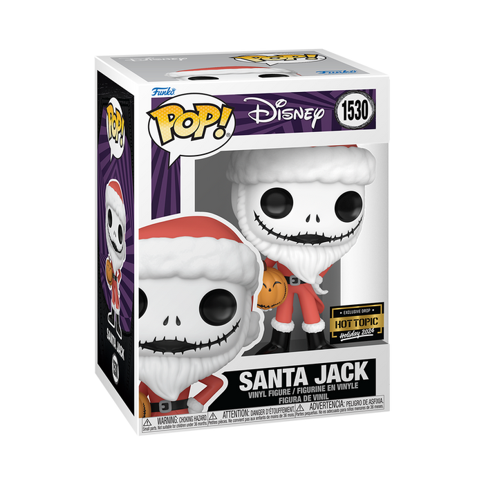 Funko Pop Disney: Santa Jack - Hot Topic Exclusive (1530)