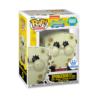 Funko Pop Nickelodeon SpongeBob SquarePants 25th Anniversary: SpongeBob with The Suds - Funkoshop Exclusive (1665)