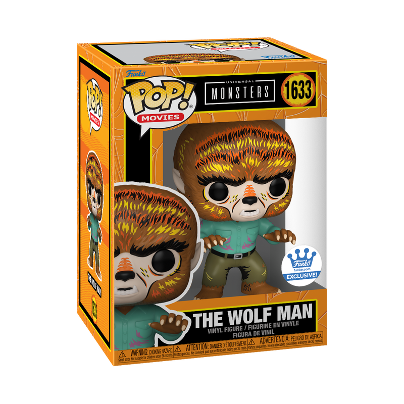 Funko Pop Universal Monsters: The Wolf Man - Funkoshop Exclusive (1633)