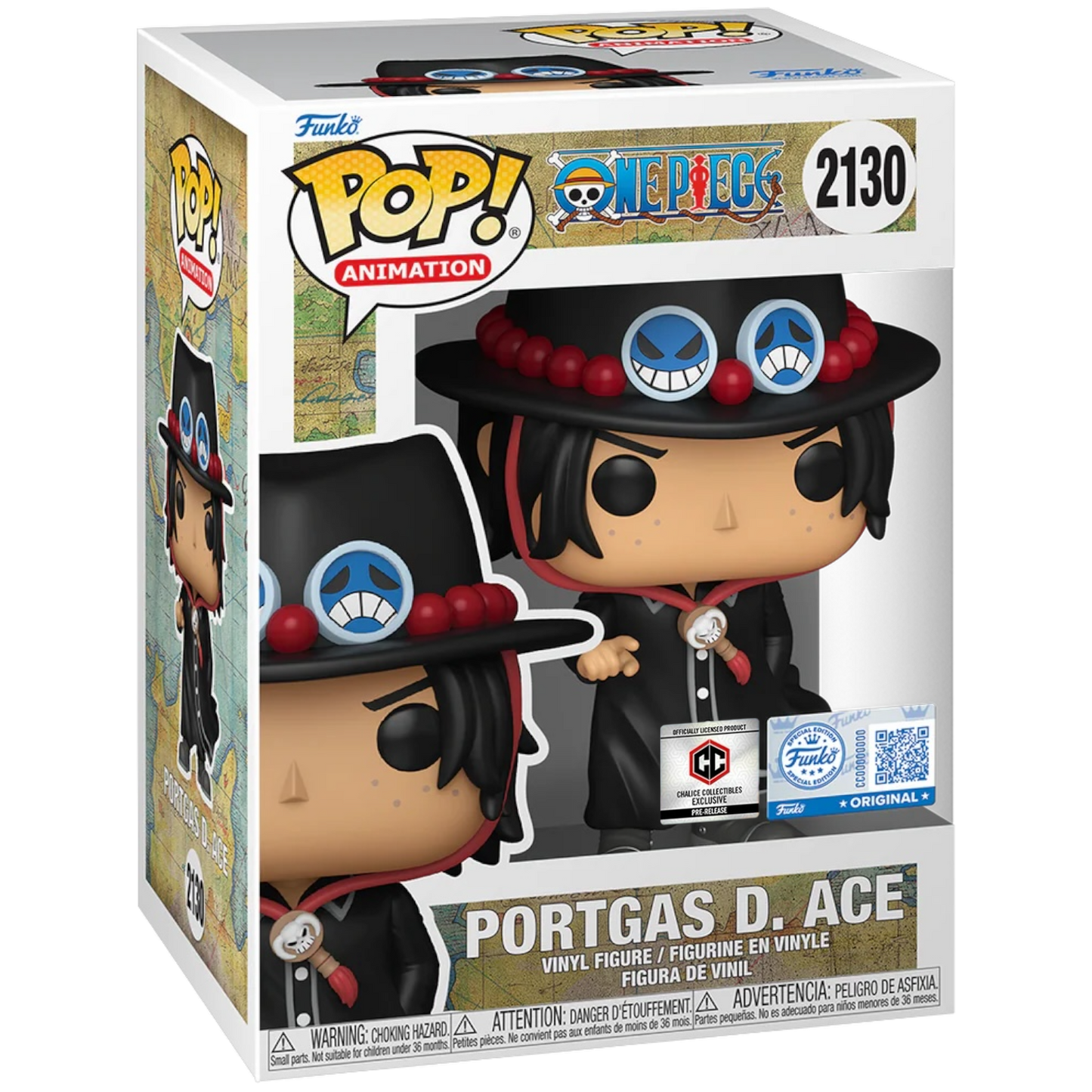 Funko Pop One Piece: Portgas D. Ace - Chalice Exclusive PR (2130)
