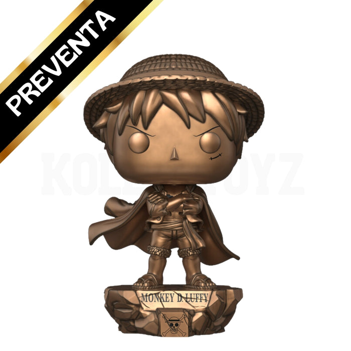 PREVENTA Funko Pop Plus One Piece: Monkey D. Luffy Statue Bronze - 25th Aniversary Exclusive (1900)