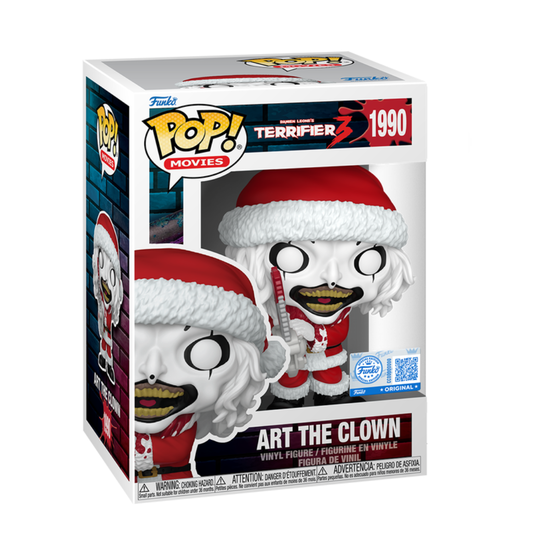 PREVENTA Funko Pop Terrifier 3: Art The Clown With Chainsaw Bloody - Exclusive (1990)