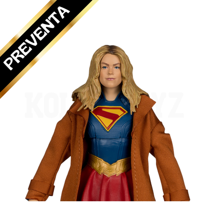 PREVENTA McFarlane DC Multiverse Gold Label Deluxe Theatrical Edition Supergirl and Krypto 7-Inch Scale Action Figure