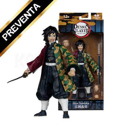 PREVENTA McFarlane Demon Slayer: Giyu Tomioka Expressions Variant 7-Inch Scale Action Figure