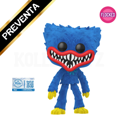 PREVENTA Funko Pop Poppy Playtime: Huggy Wuggy Flocked - Exclusive (1262)