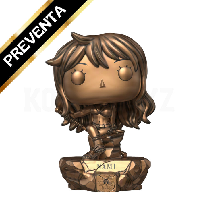 PREVENTA Funko Pop Plus One Piece: Nami Statue Bronze - 25th Aniversary Exclusive (2015)