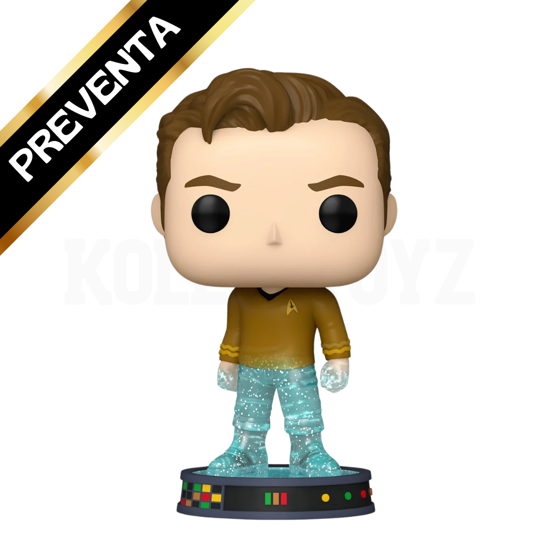 PREVENTA Funko Pop Plus Star Trek: James T. Kirk in Transporter - Glitter (1689)