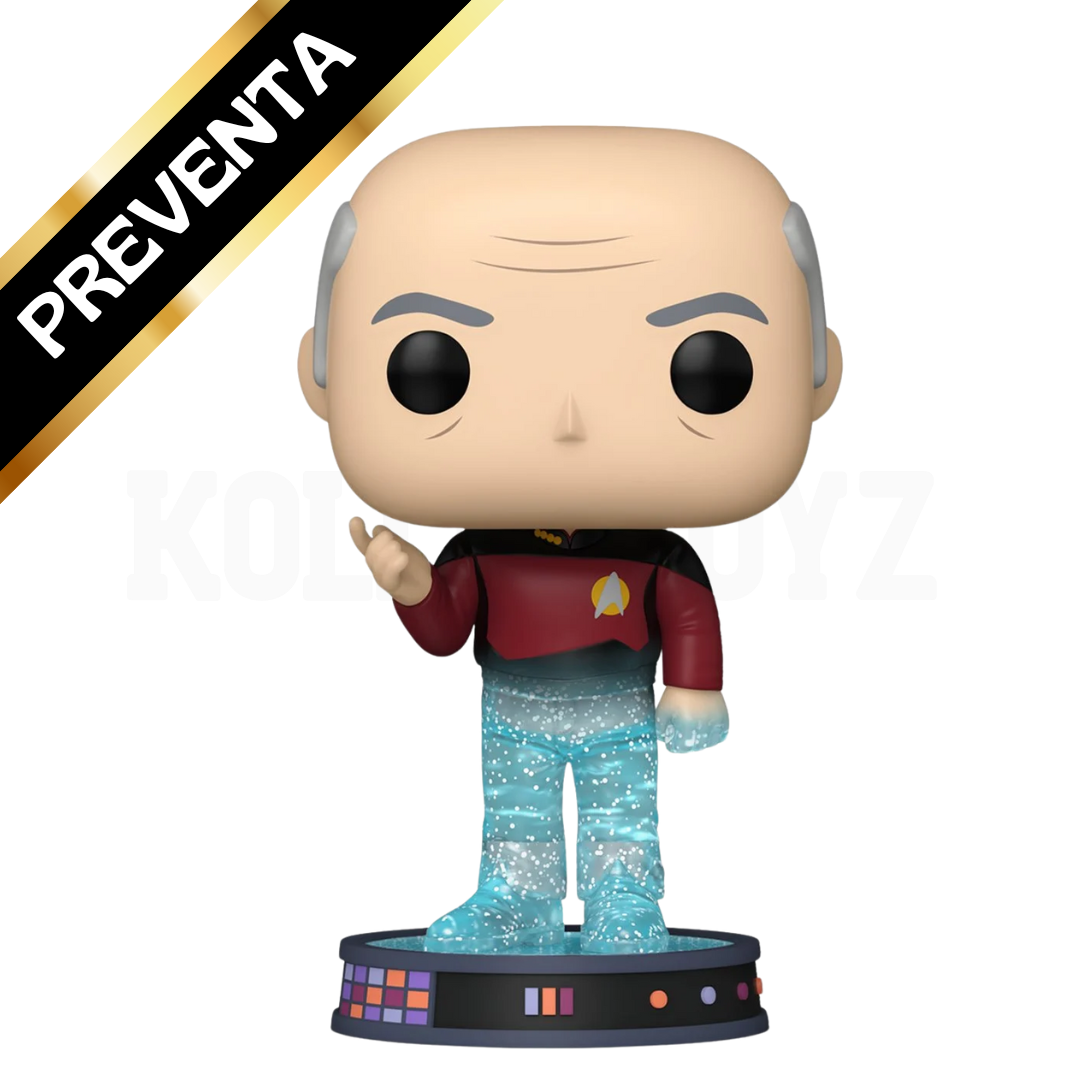 PREVENTA Funko Pop Plus Star Trek: Jean-Luc Picard in Transporter - Glitter (1687)