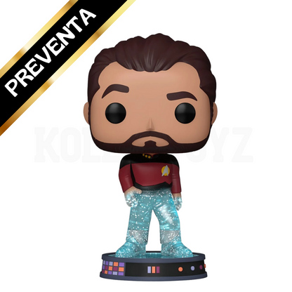 PREVENTA Funko Pop Plus Star Trek: William T. Riker in Transporter - Glitter (1688)