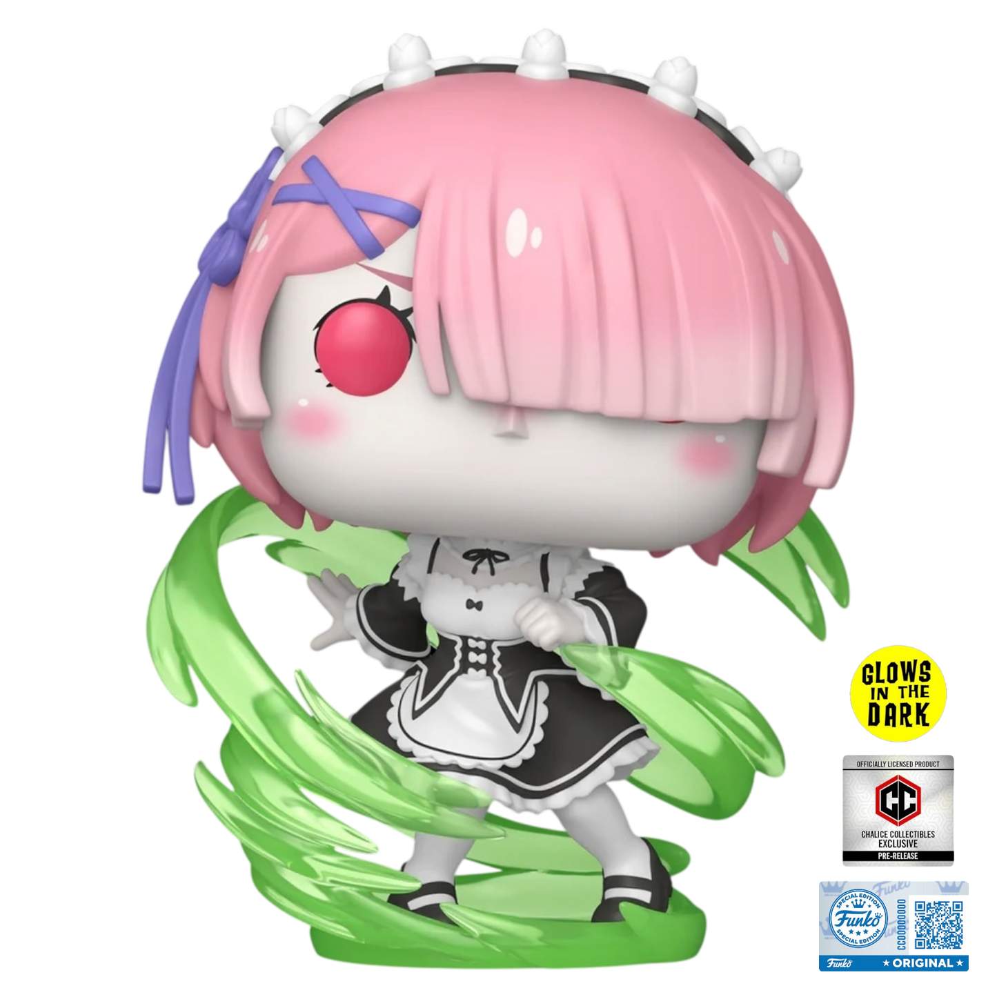Funko Pop Plus Re: Zero: Ram Glows In The Dark - Chalice PR Exclusive (2116)