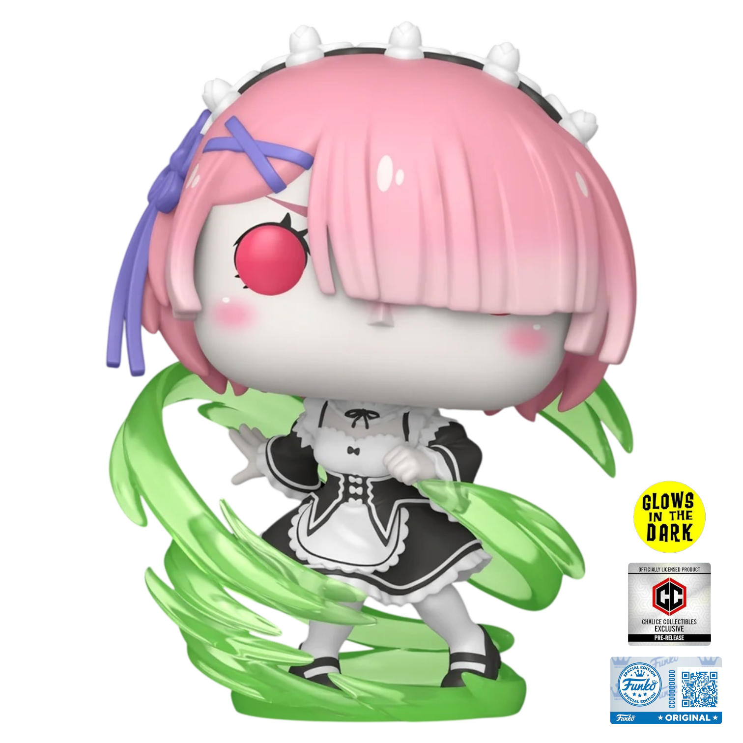 Funko Pop Plus Re: Zero: Ram Glows In The Dark - Chalice PR Exclusive (2116)