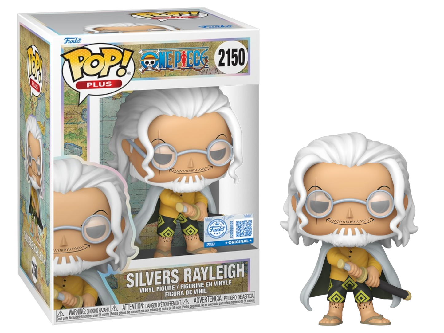 Funko Pop One Piece: Silvers Rayleigh - Exclusive (2150)