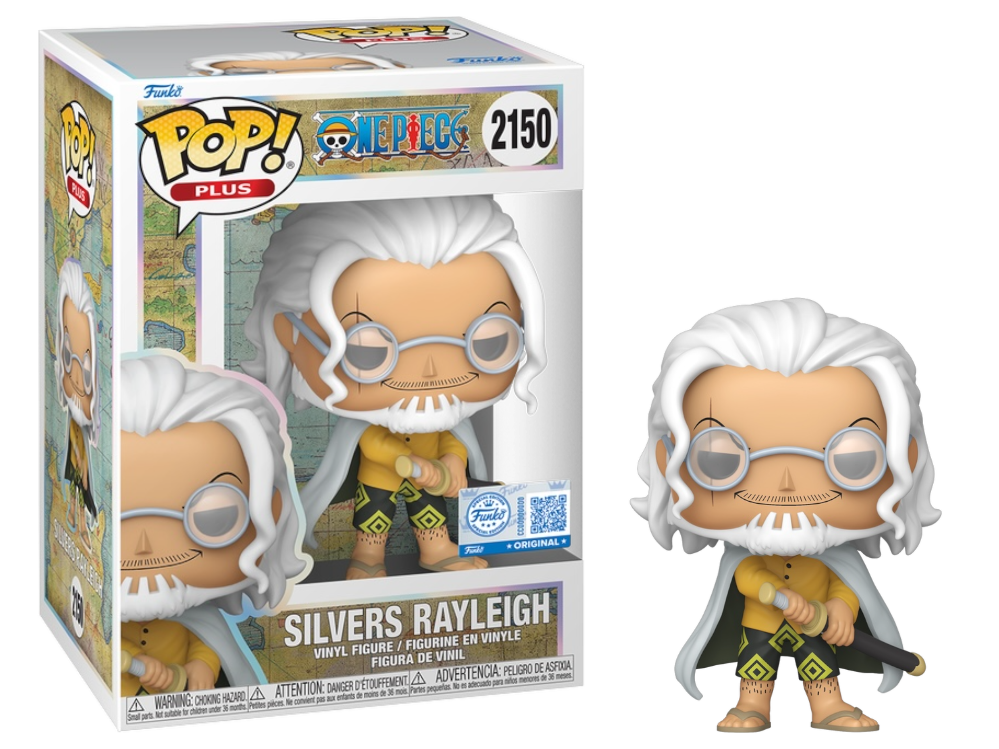 Funko Pop One Piece: Silvers Rayleigh - Exclusive (2150)