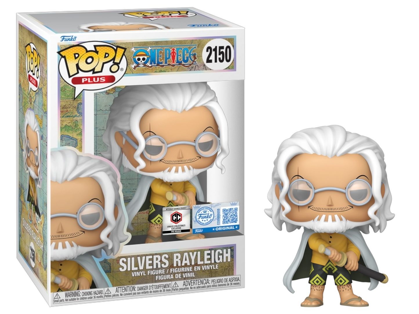 Funko Pop Plus One Piece: Silvers Rayleight - Chalice Exclusive PR (2150)