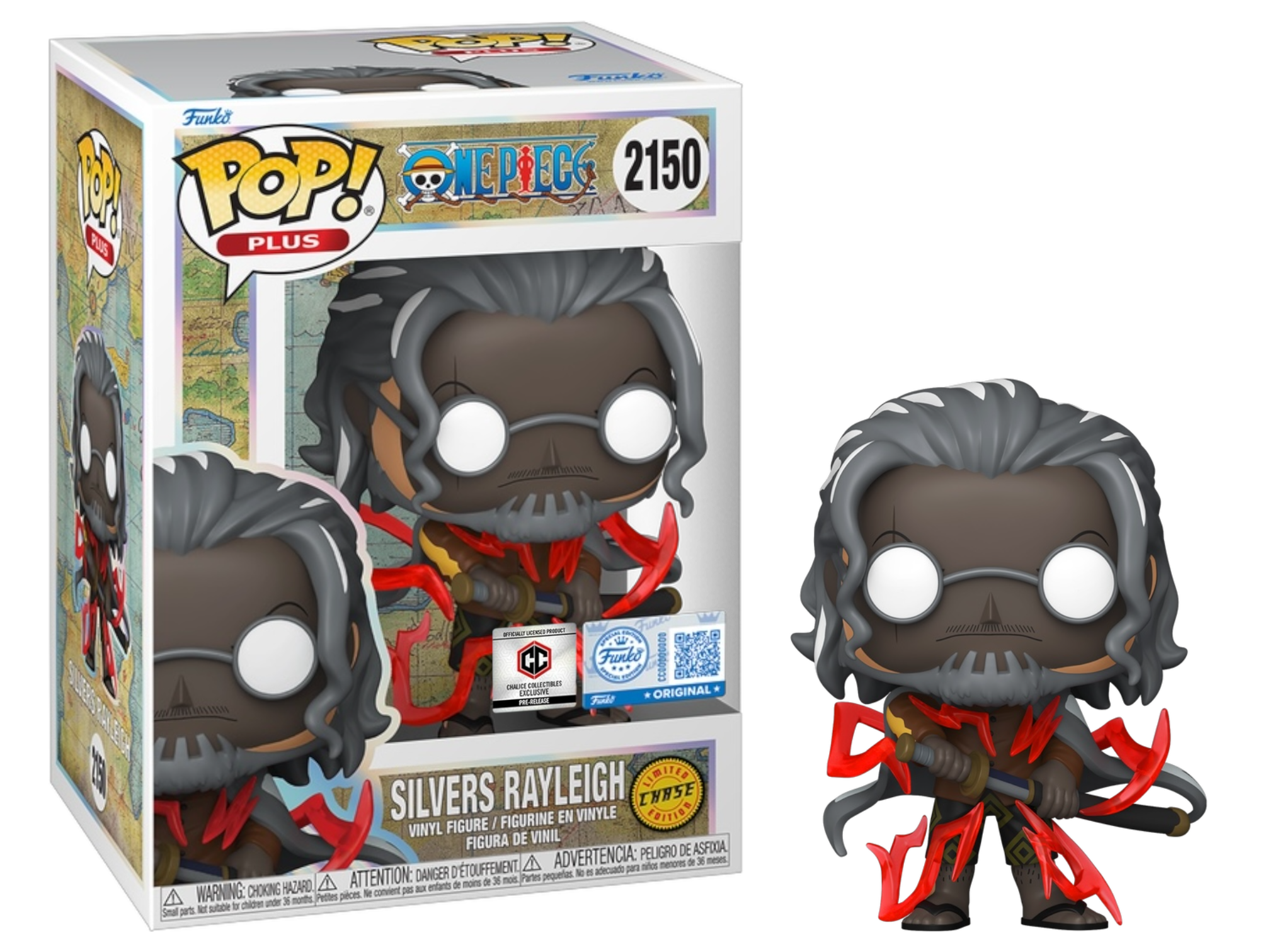 Funko Pop One Piece: Bundle Silvers Rayleight w/Chase - Chalice Exclusive PR (2150)