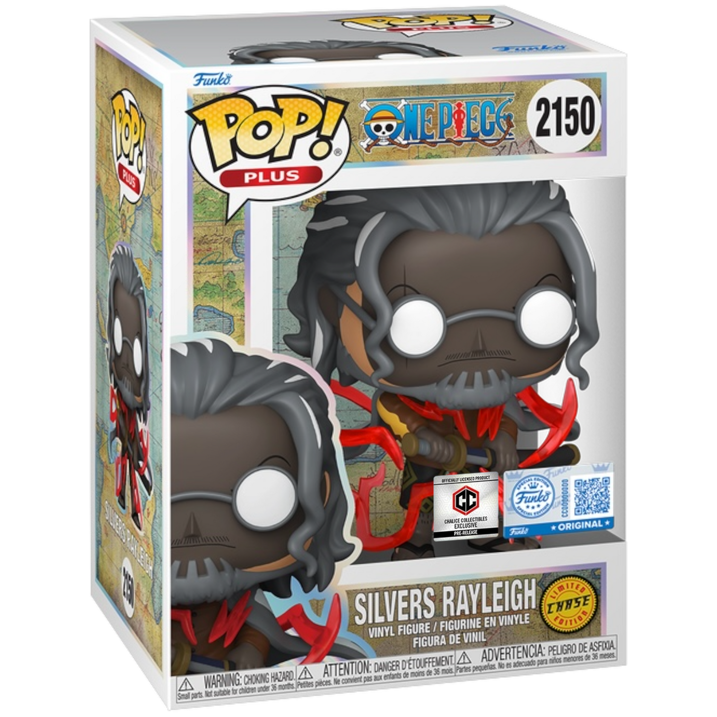 Funko Pop One Piece: Bundle Silvers Rayleight w/Chase - Chalice Exclusive PR (2150)