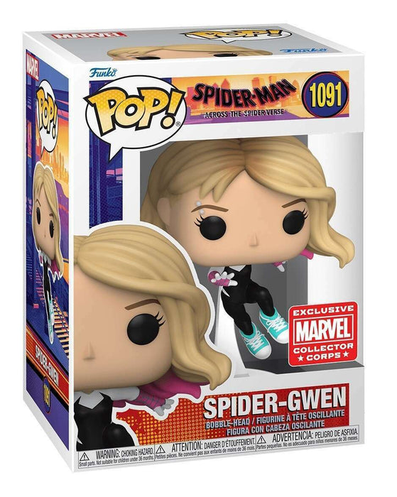 Funko Pop Spider-Man Across the Spiderverse: Spider-Gwen - Collector Corps Exclusive (1091)