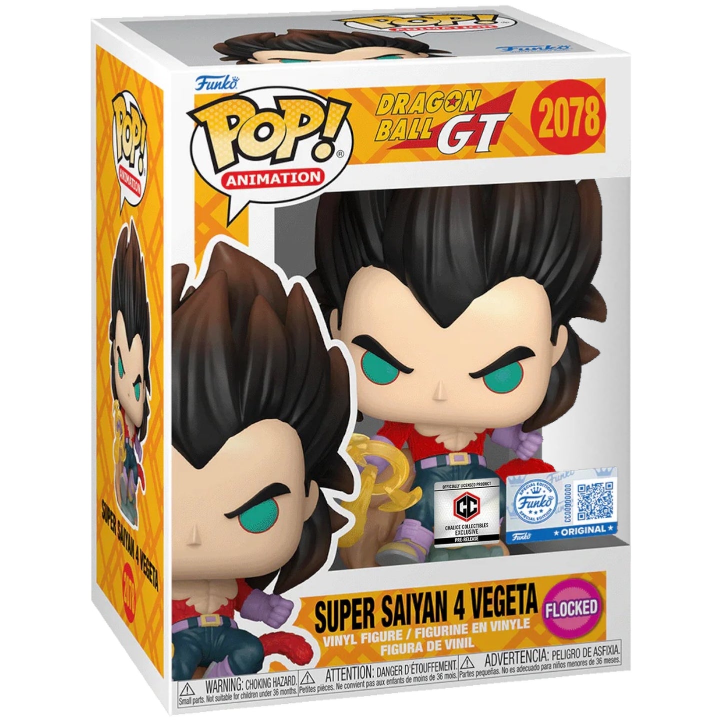 Funko Pop Dragon Ball GT: Super Saiyan 4 Vegeta- Chalice Exclusive PR (2078)