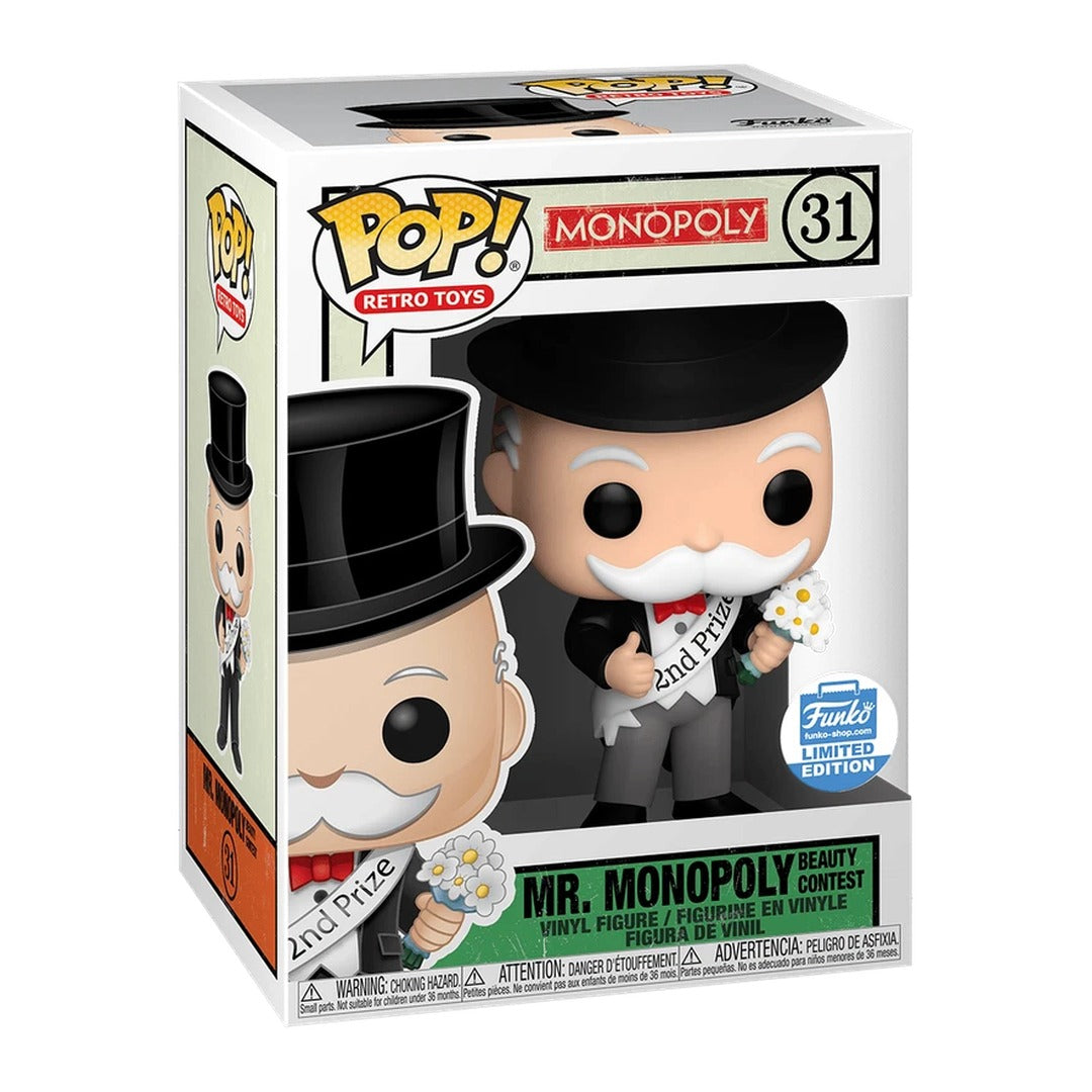 Funko Pop Retro Toys Monopoly: Mr. Monopoly Beauty Contest 2nd Prize - Funko Shop Exclusive (31)