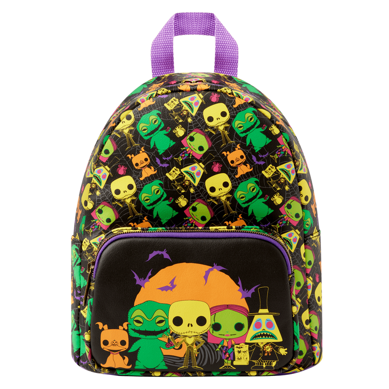 Loungefly The Nightmare Before Christmas: Mini Backpack Blacklight