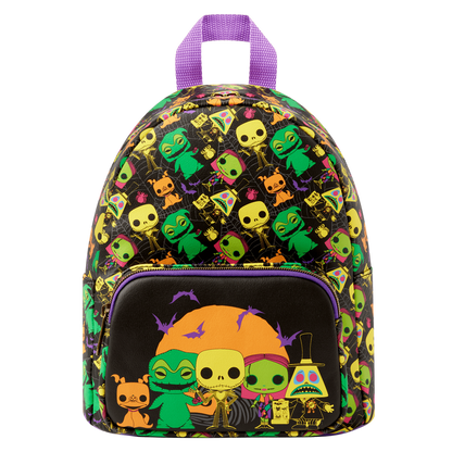 Loungefly The Nightmare Before Christmas: Mini Backpack Blacklight