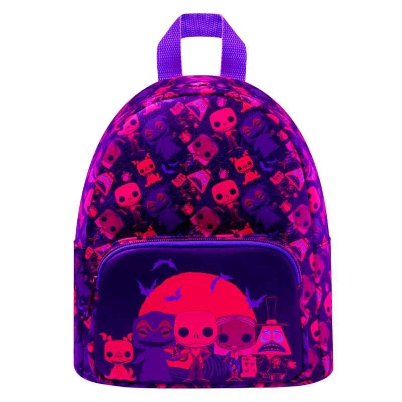 Loungefly The Nightmare Before Christmas: Mini Backpack Blacklight