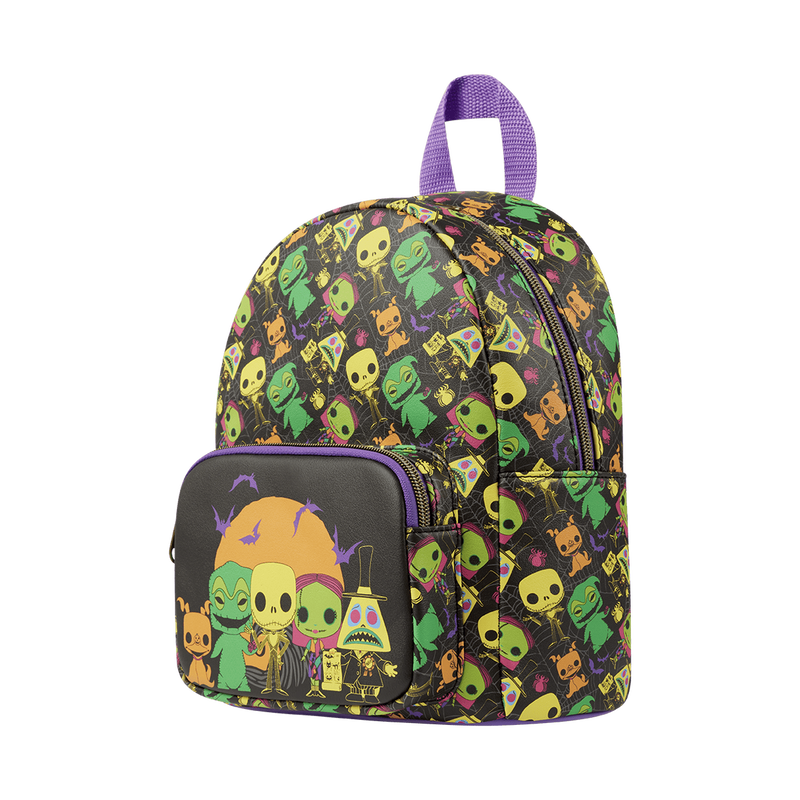 Loungefly The Nightmare Before Christmas: Mini Backpack Blacklight