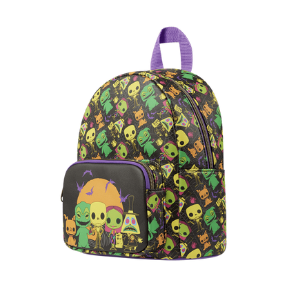 Loungefly The Nightmare Before Christmas: Mini Backpack Blacklight