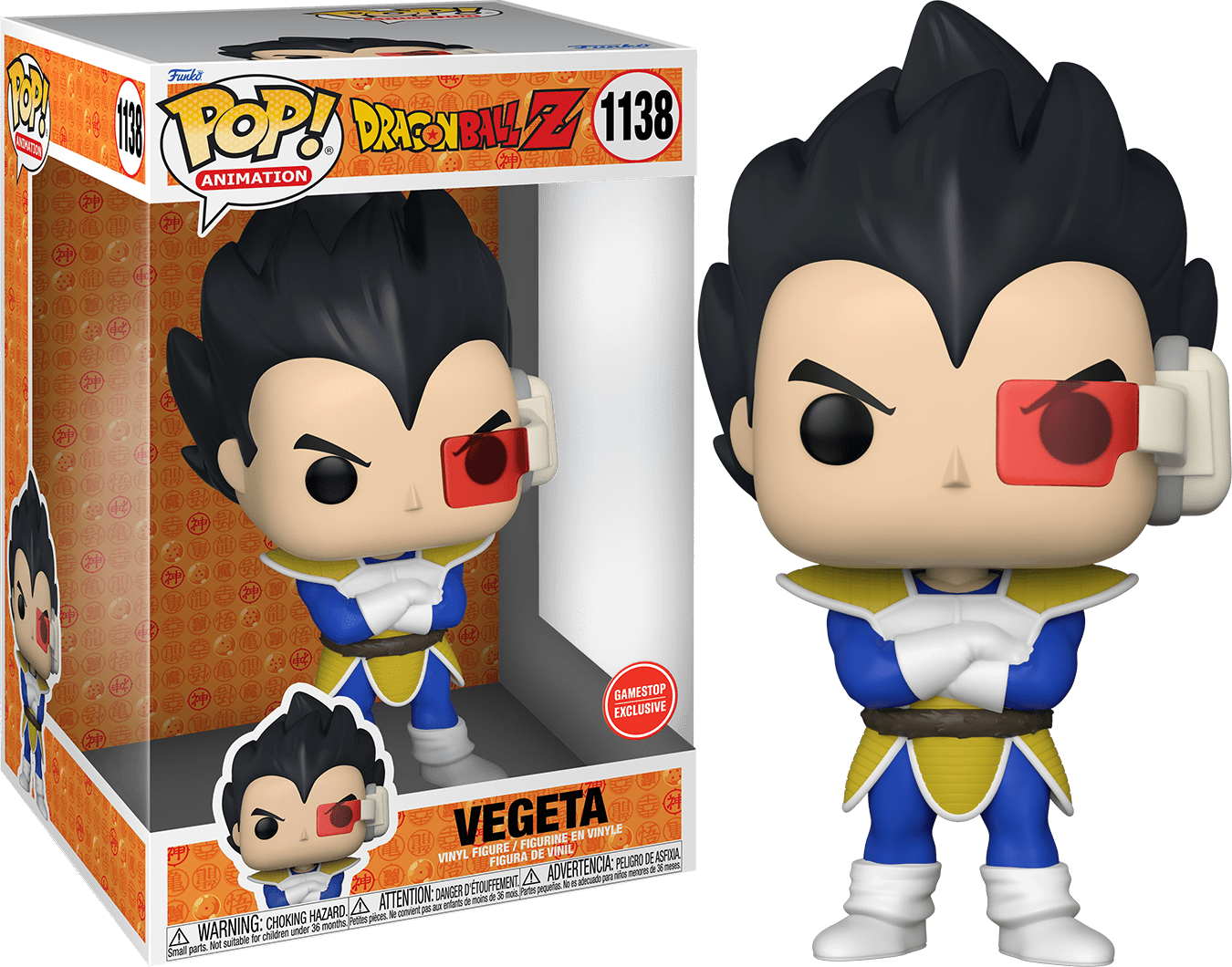 Funko Pop Jumbo Dragon Ball Z: Vegeta - Gamestop Exclusive  (1138)