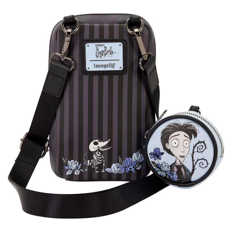 Loungefly Corpse Bride Emily Sling Crossbody Bag with Coin Bag